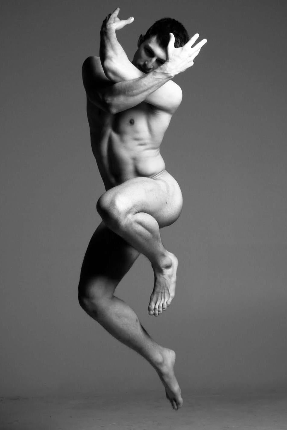 Girl behind the full -length nude