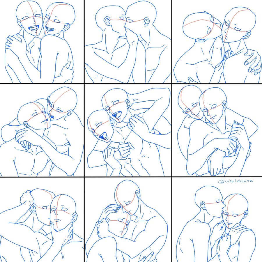 Picture with a choice of poses