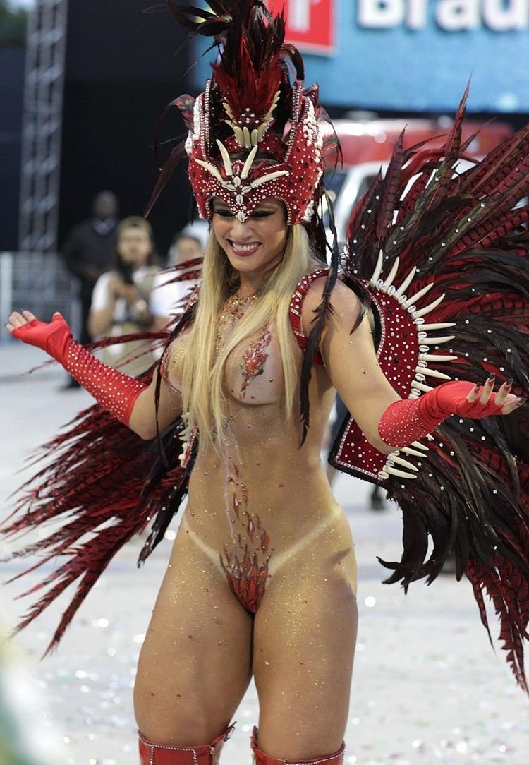 Naked carnival Brazil 1986
