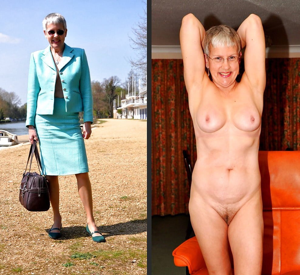 Mature Granny lovers in Nude clothes