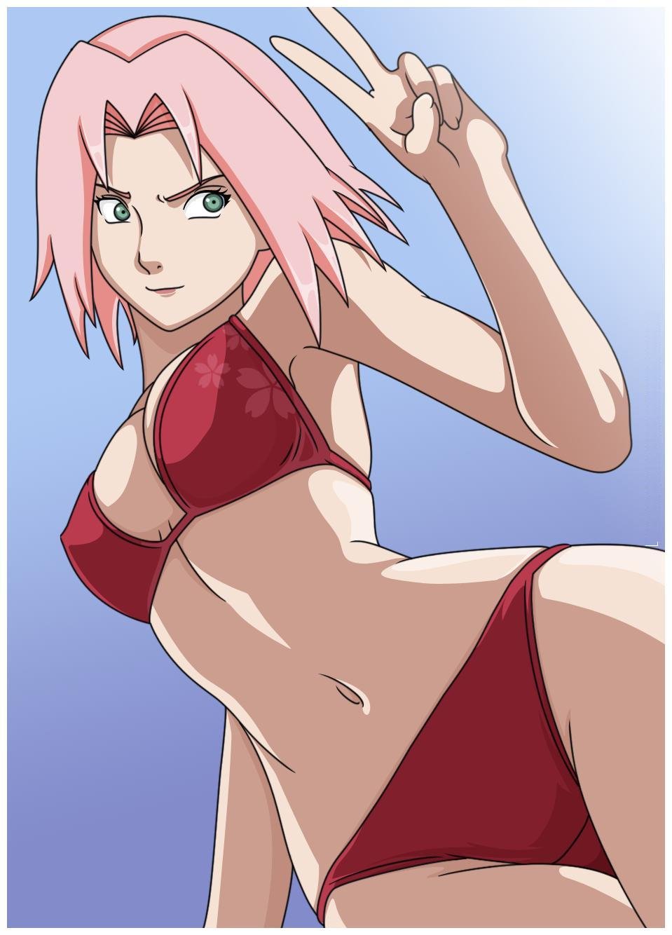 Sakura Haruno in 12 with big breasts