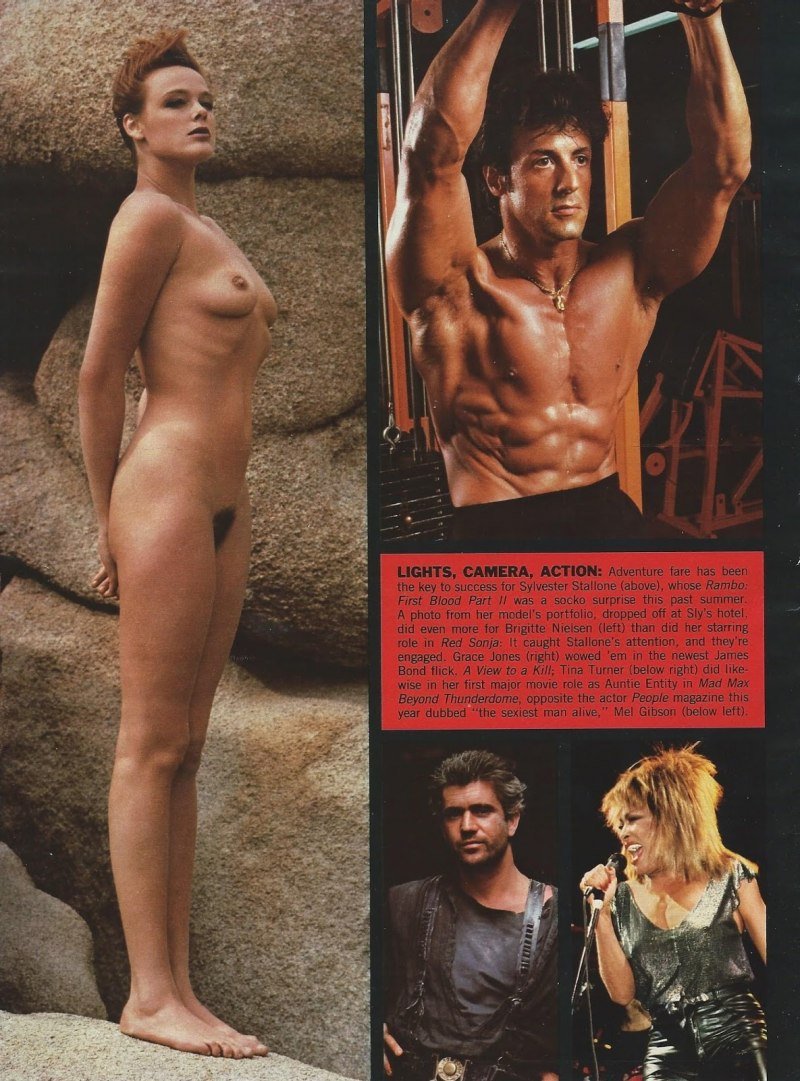 Bridget Nielsen 1986 Naked