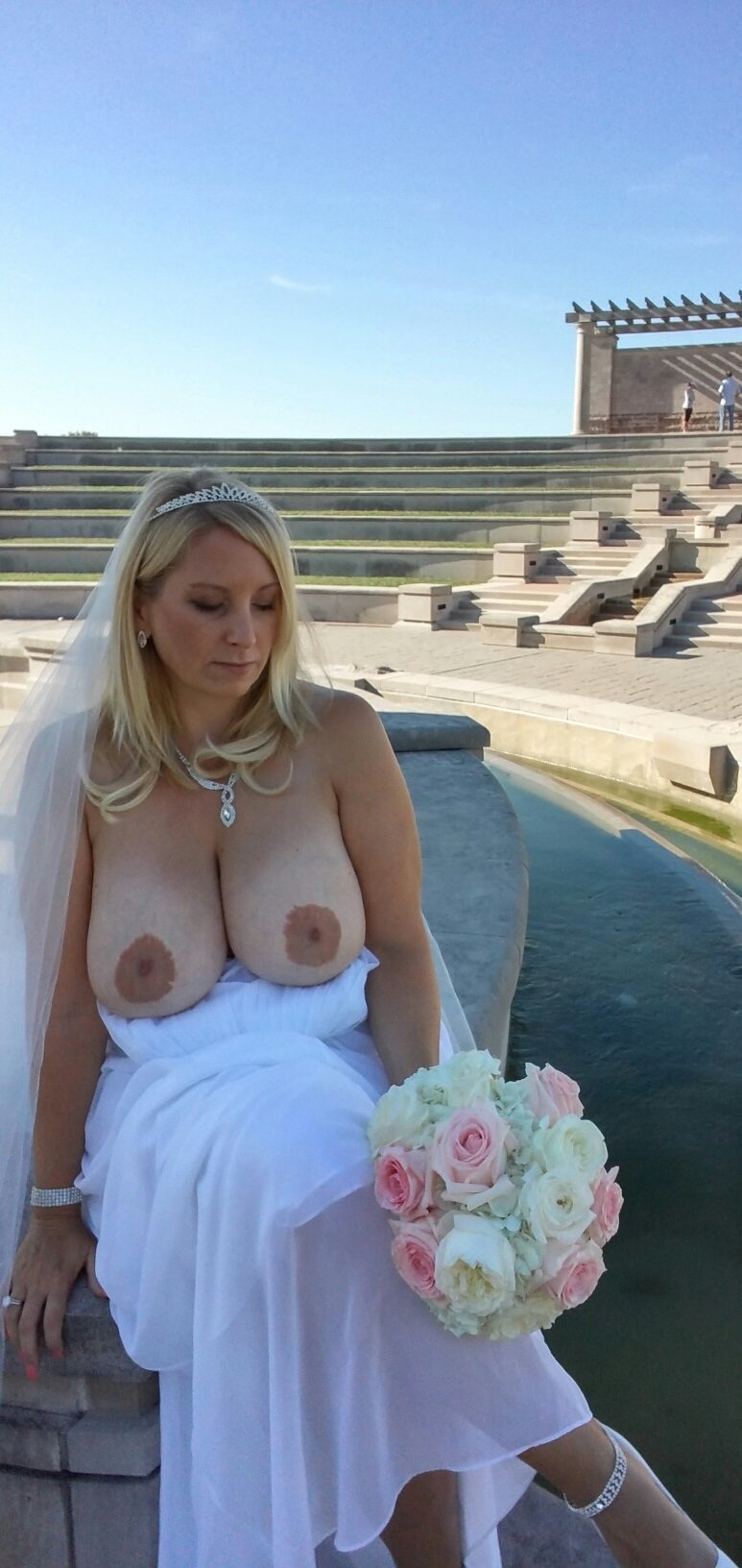 Naked brides with big tits