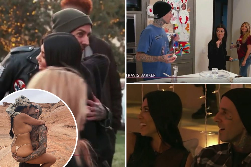 Courtney Kardashian and Travis