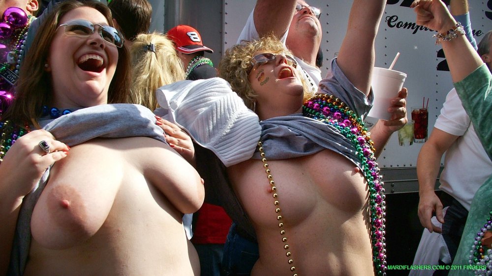 Photo without panties on Mardi Gra new