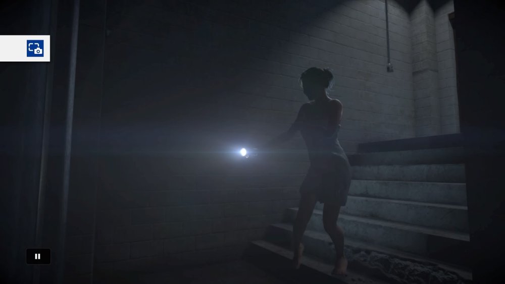Until Dawn Sam without a towel