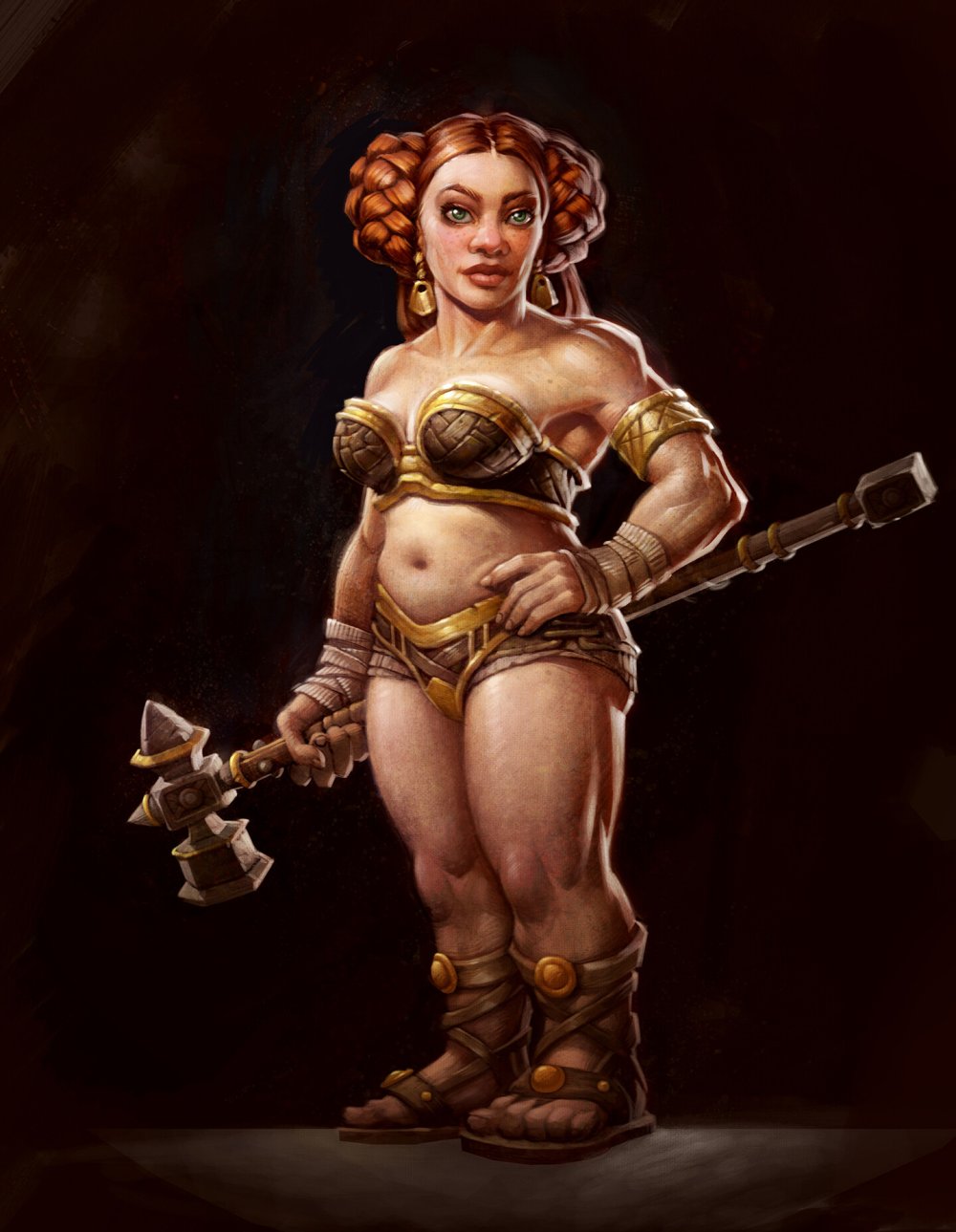 The dwarf women are beautiful