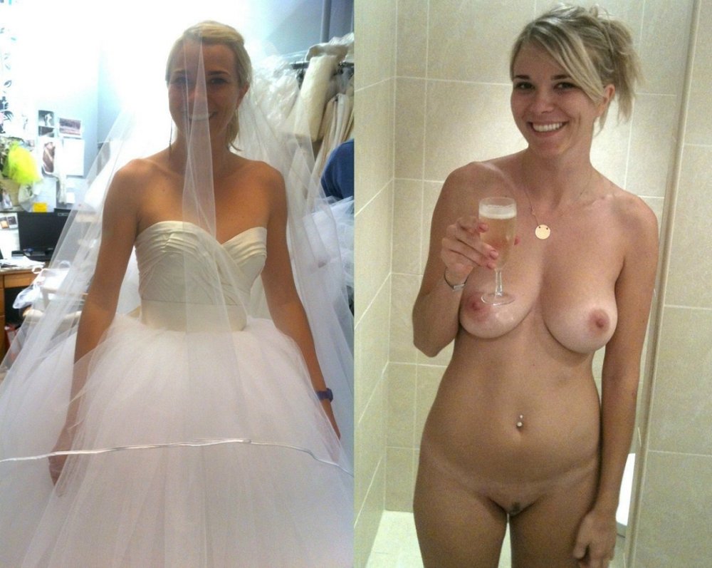 Naked brides at parties