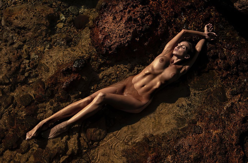 Topless nude for adults
