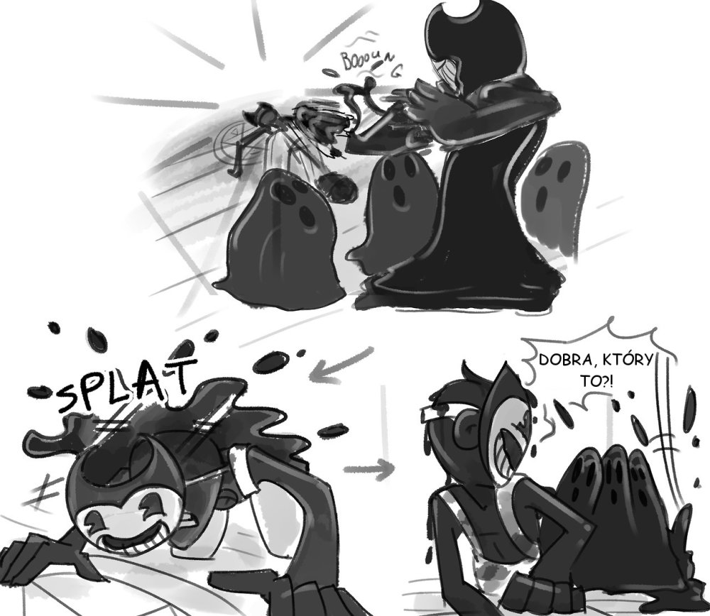 Bendy comics Sammy and Henry