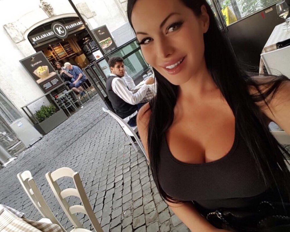 Natalia Valevskaya in a swimsuit