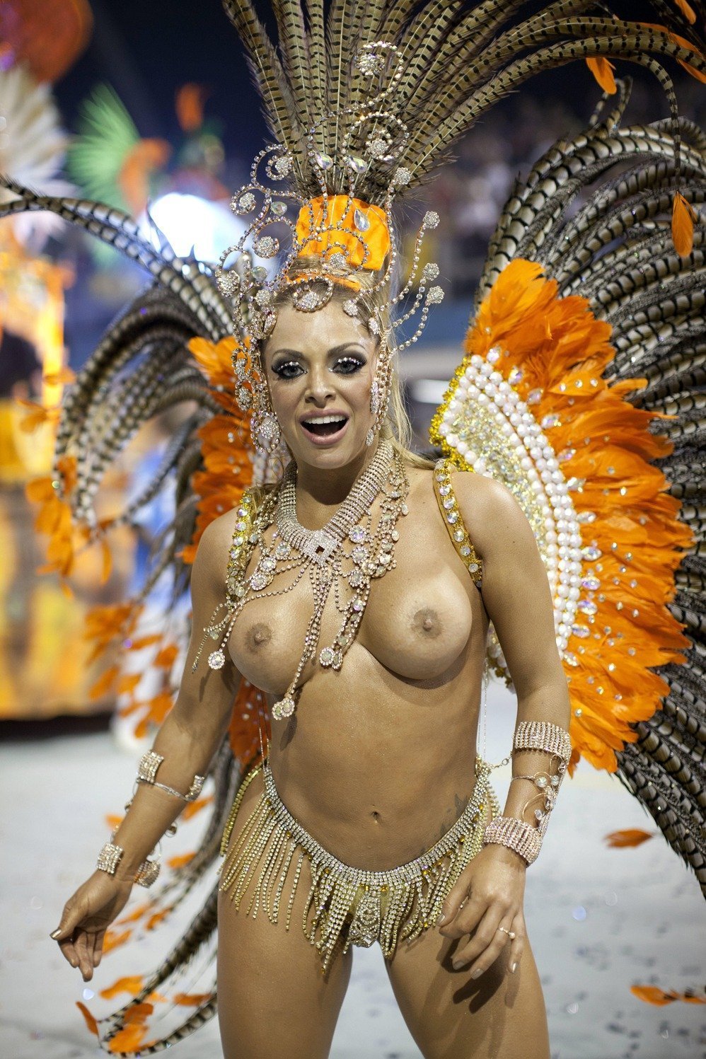 Carnival in Rio de Janeiro naked