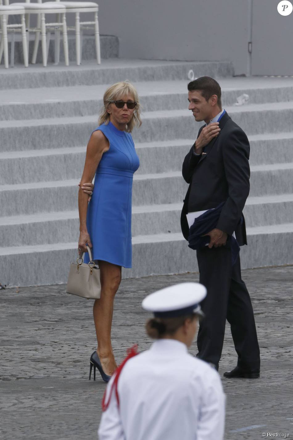 Naked Macron President of France