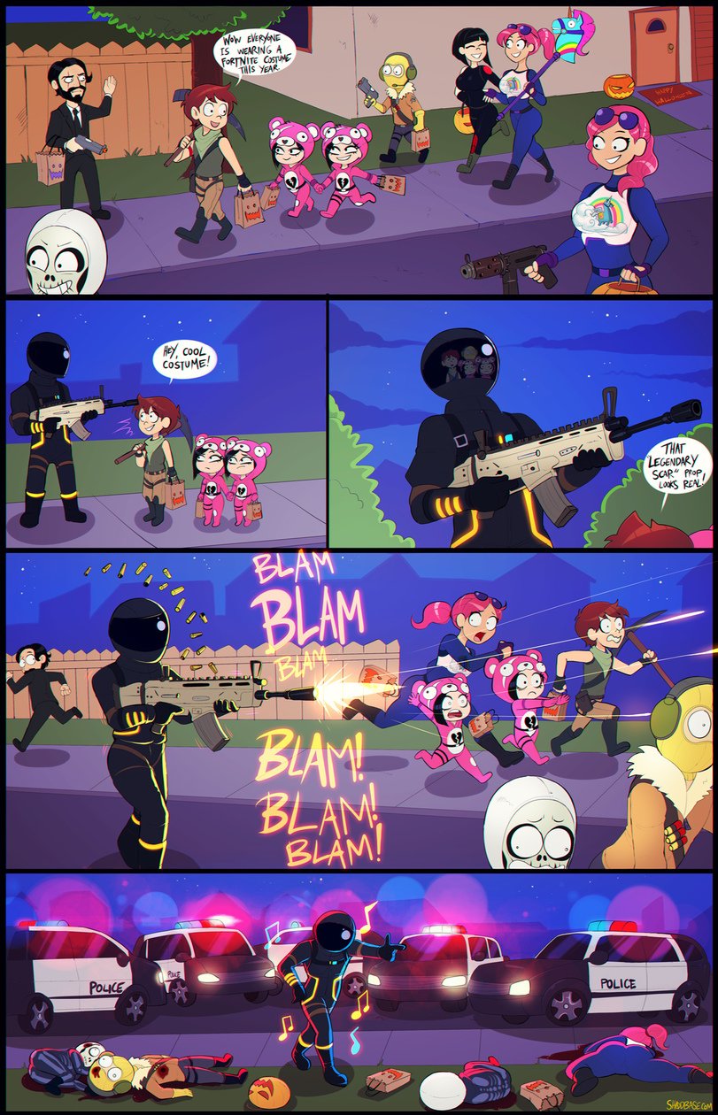 Shadman police comic