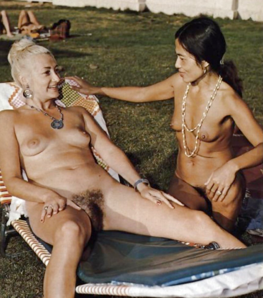 Naked elderly nudists