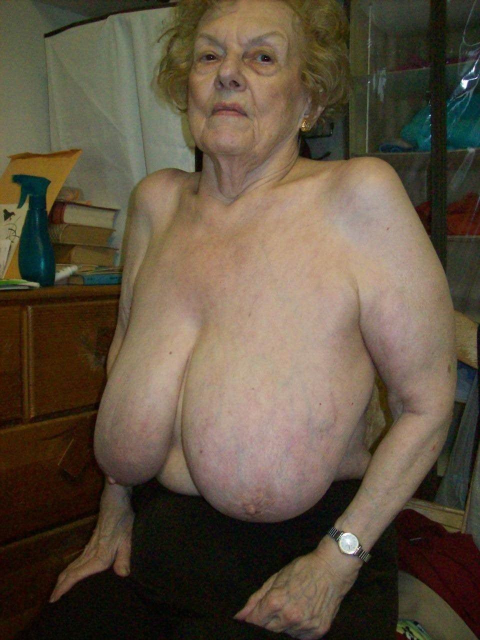 Beautiful naked elderly women