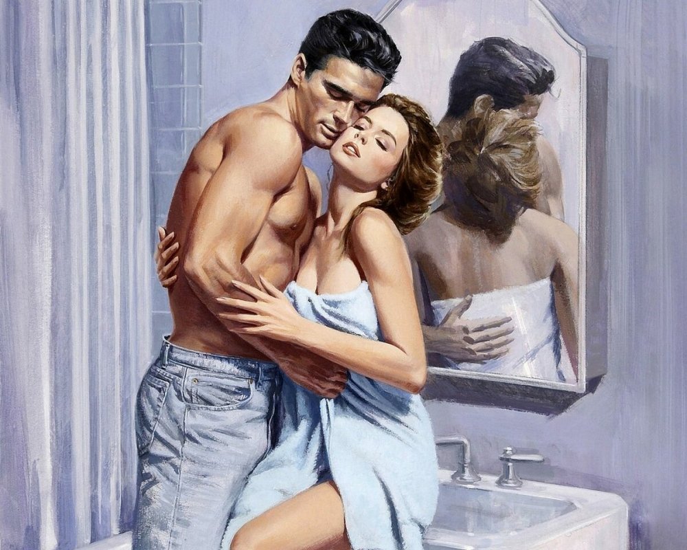 Erotic drawings with a pencil of ZhMzh