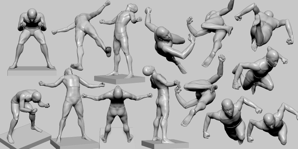 Reference poses Half