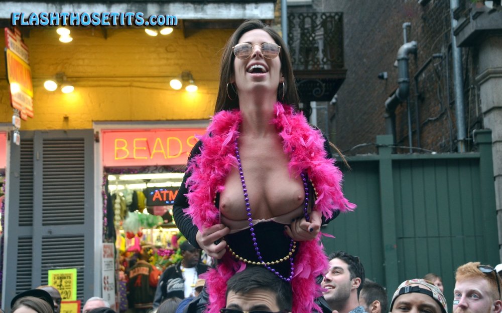 Parade in New Orleans Tits
