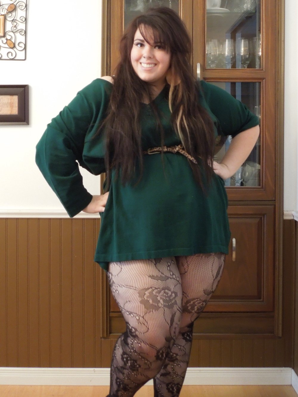 Super fat people in stockings