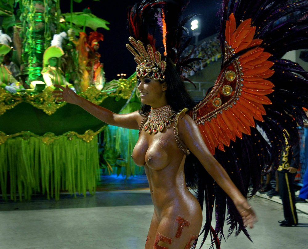 Carnival in Rio de Janeiro naked