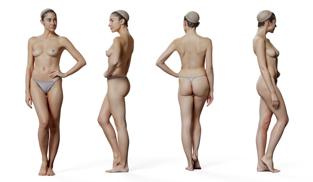 Model Carlott Shampein Art Nude