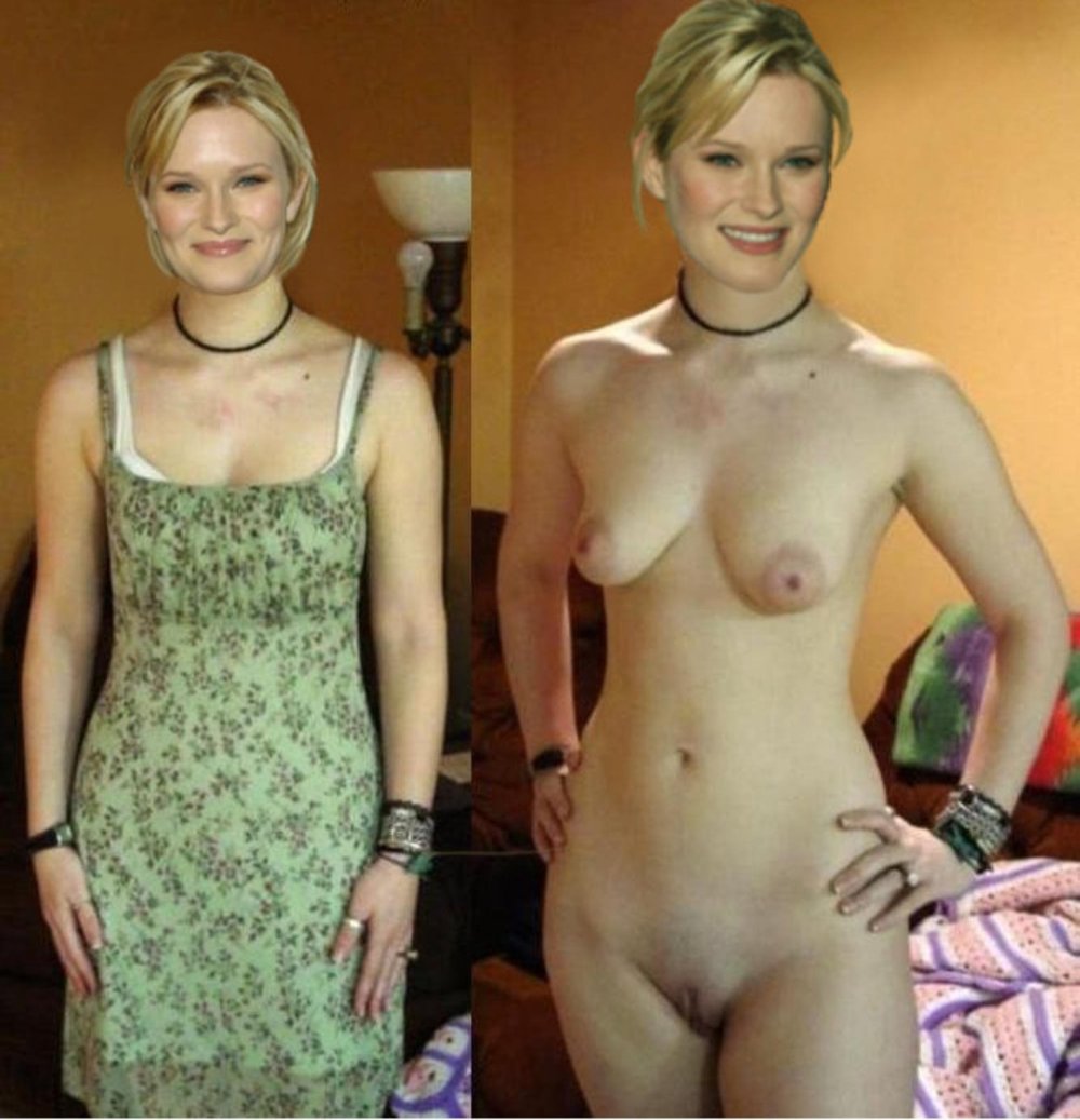 Busty girls in clothes and without