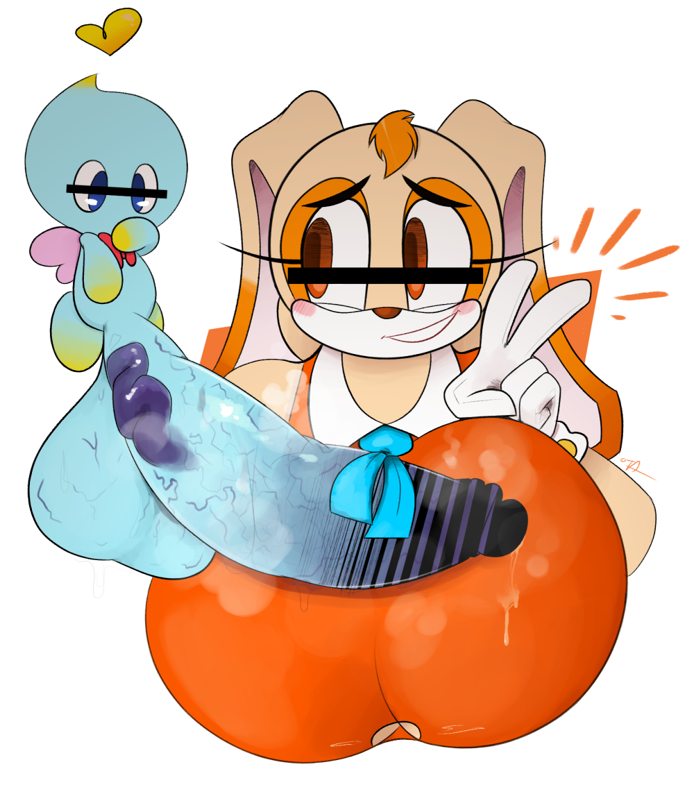 Cream The Rabbit Gagged