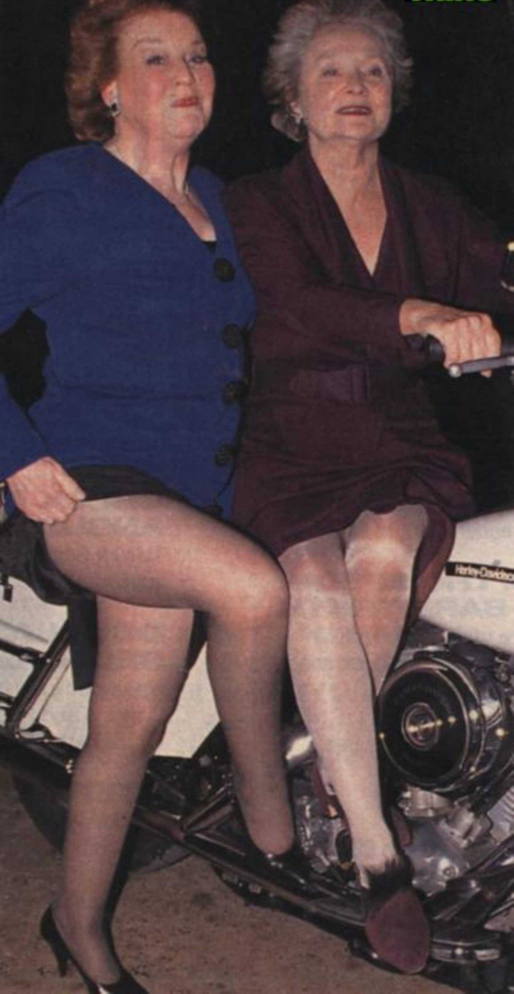 Sexy grandmothers in stockings big tits