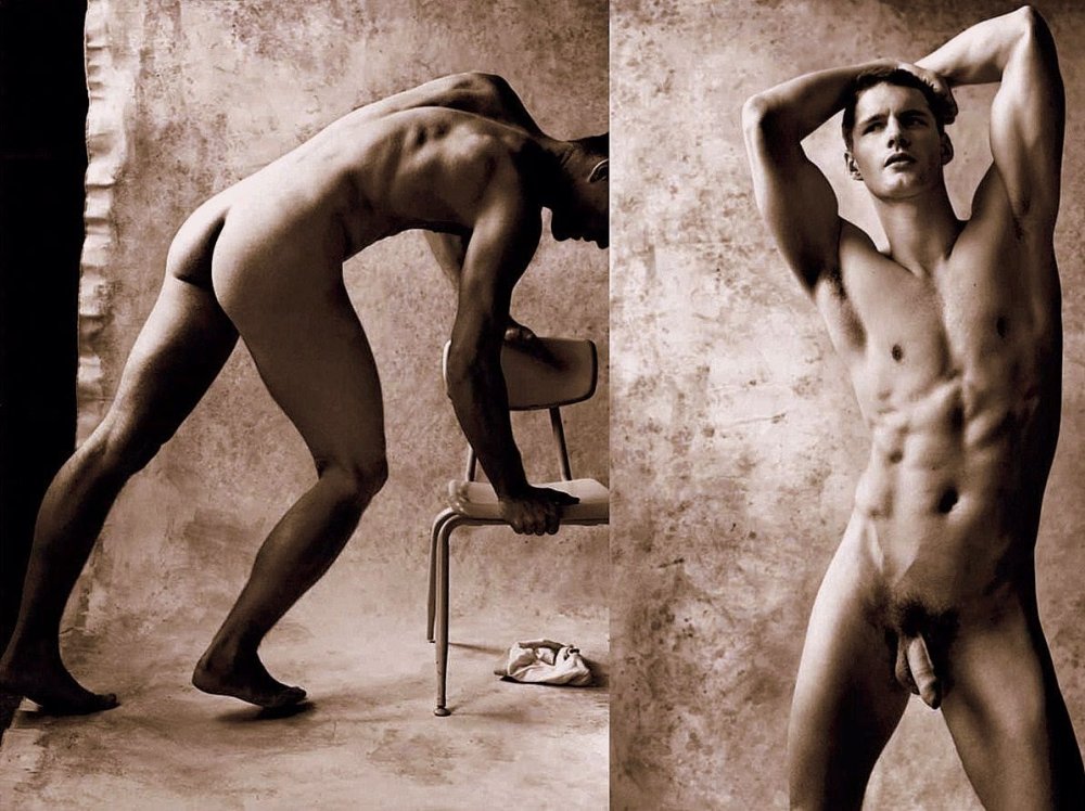 Naked man without cowards Edrian