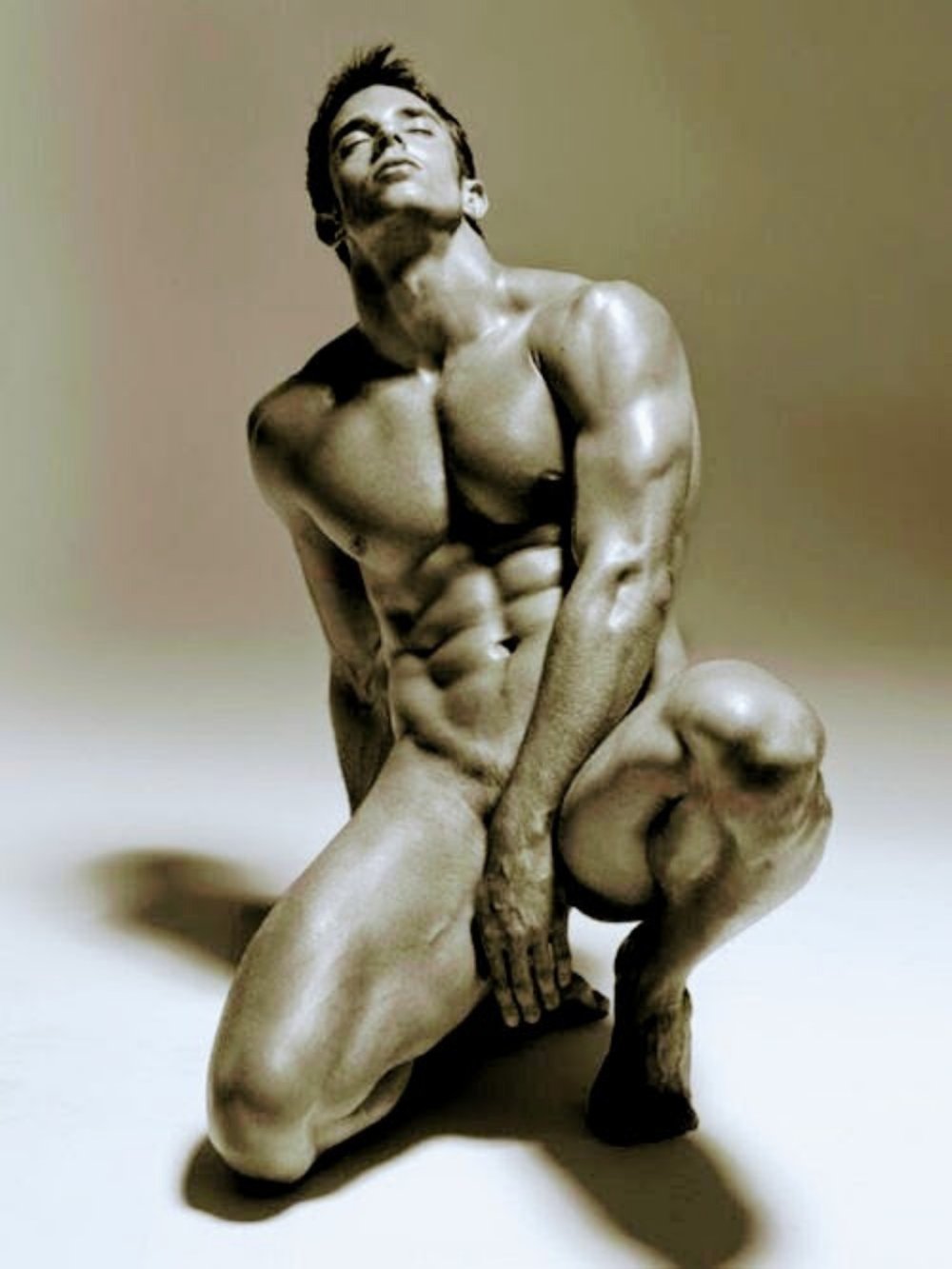 Beautiful naked male body