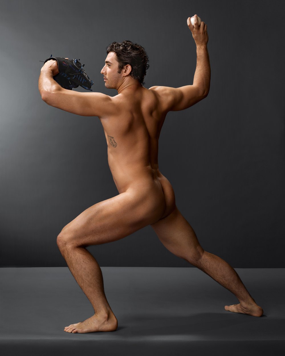 Naked athletes of men