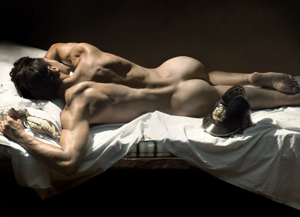 Beautiful naked male body