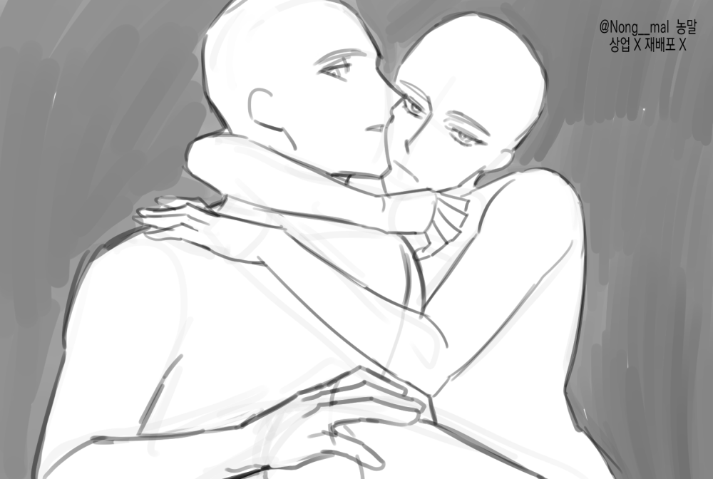 Pair poses for sketch 18