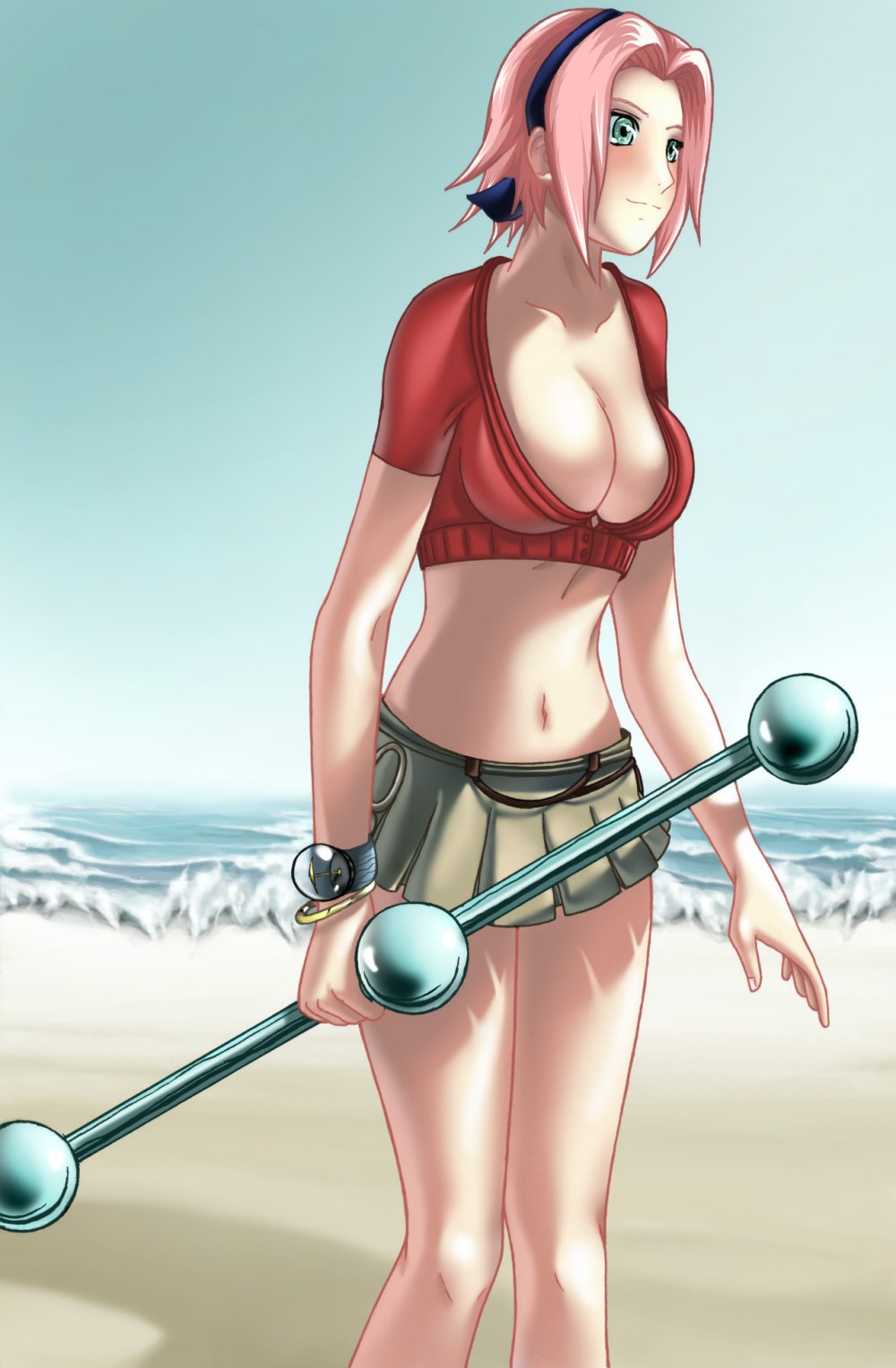 Sakura Haruno in 12 with big breasts