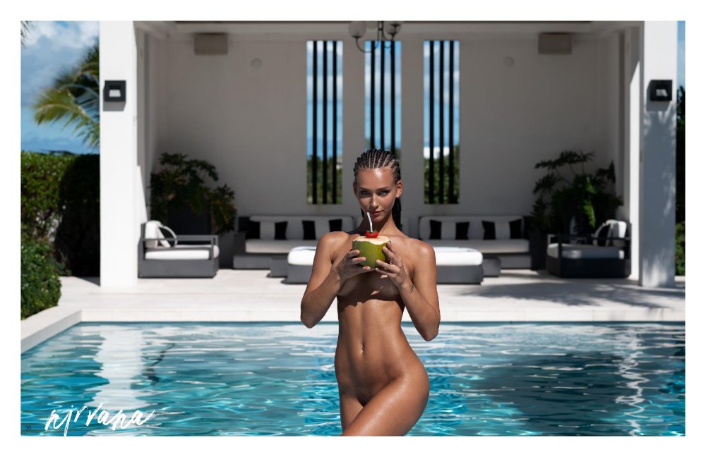 Naked Rachel Cook in Nirvana magazine (2020)