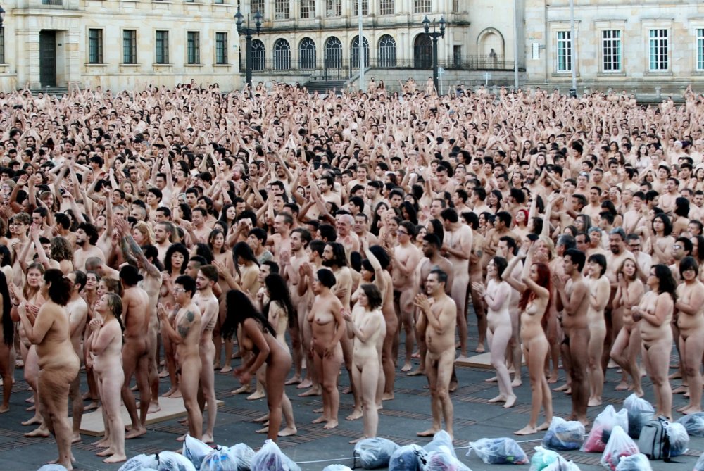 Naked women in make -up