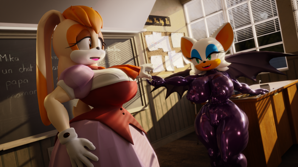Cream The Rabbit and Vanilla The Rabbit