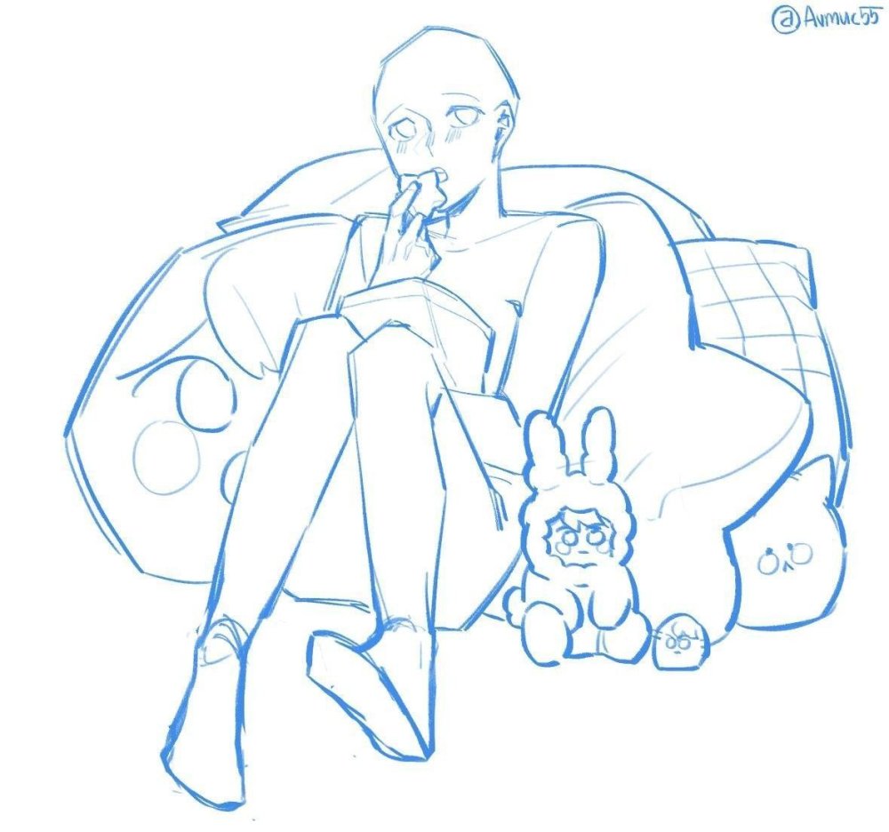 The poses for drawing Yaoy fell and the funny