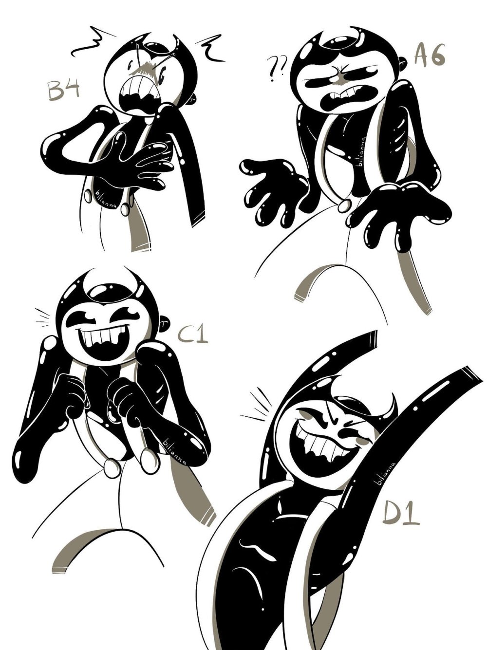 Alice Angel and Bendy people