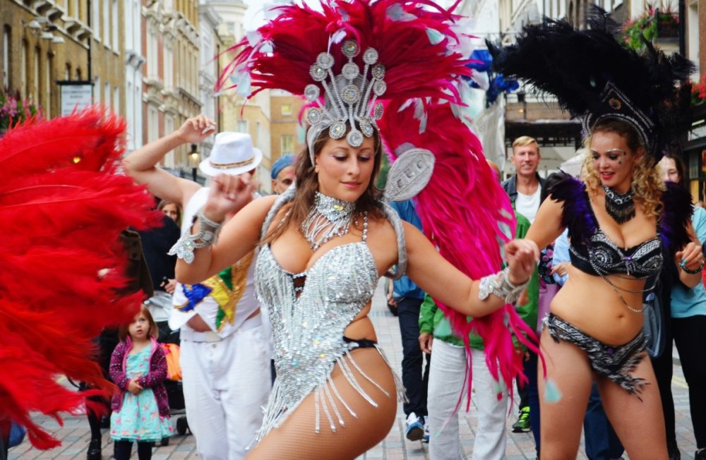 Notting Hill Carnival dancers of Samba