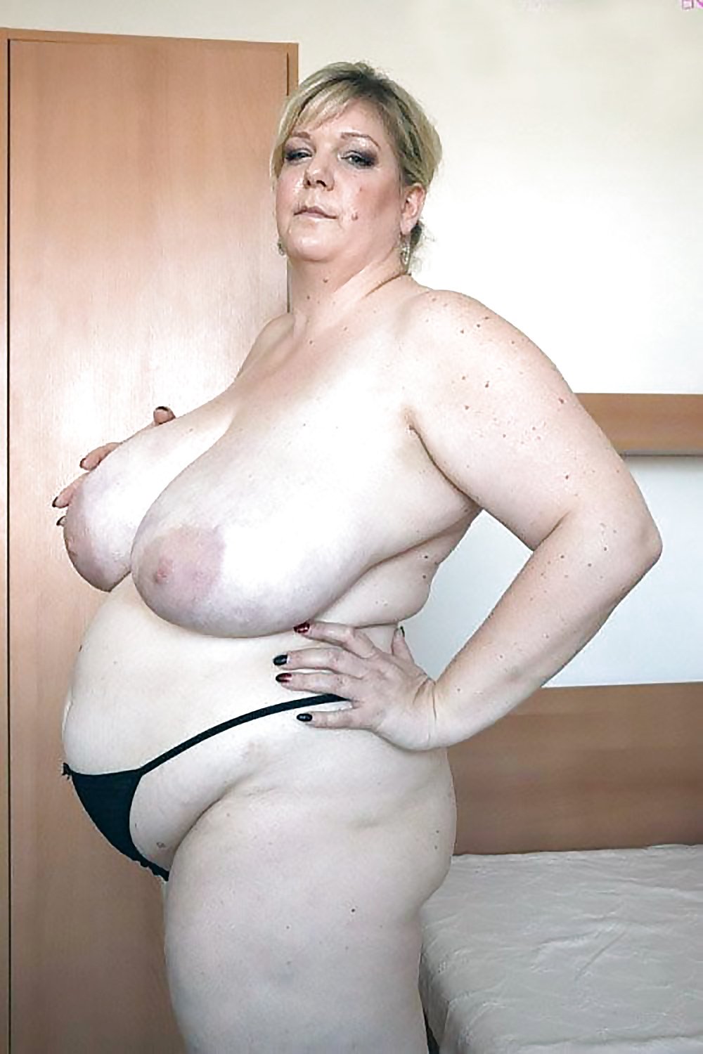 Old women with huge breasts