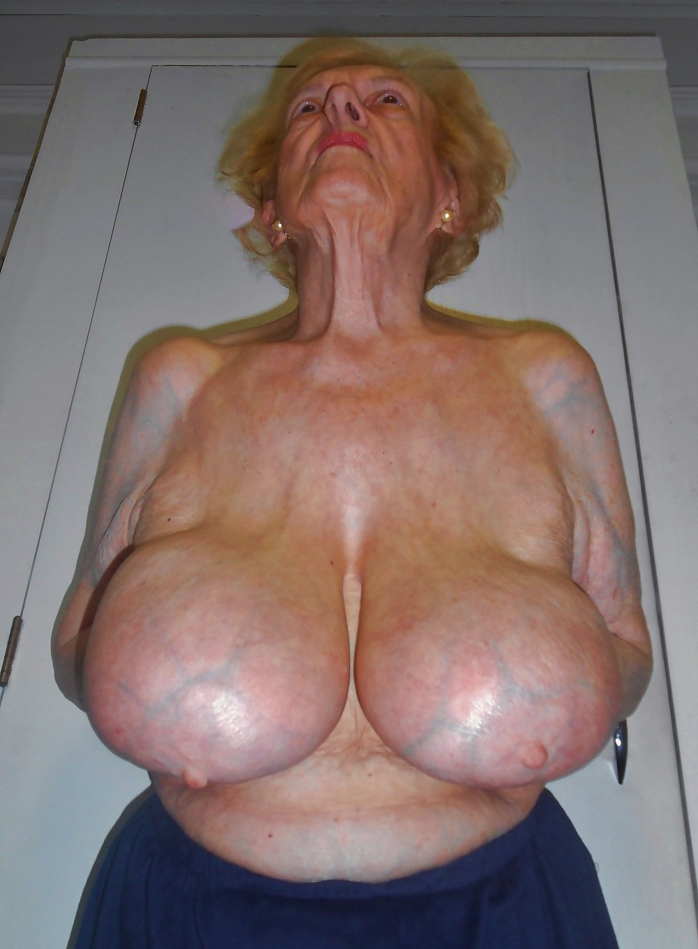 Elderly with big tits