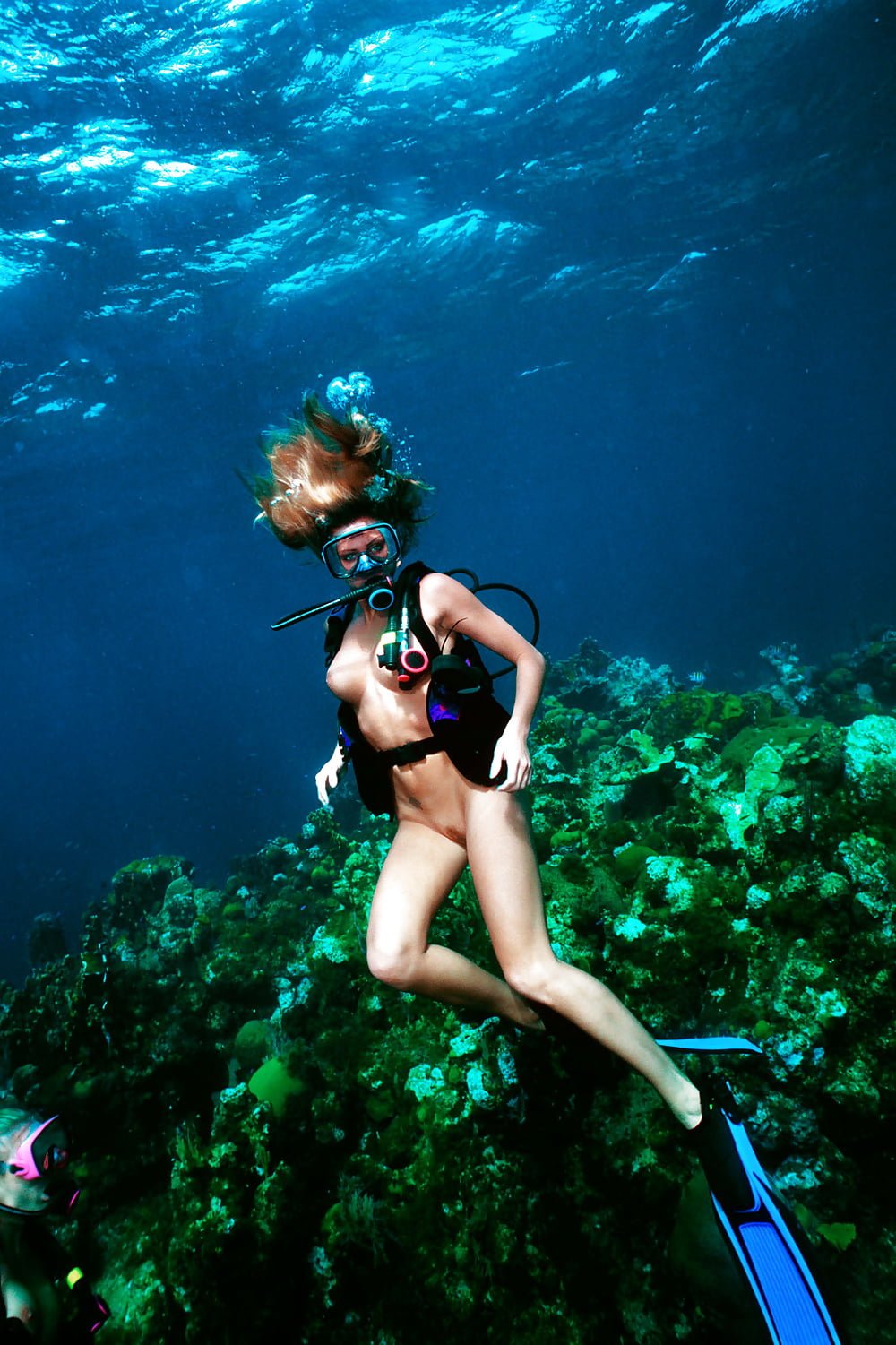 Diving girl
