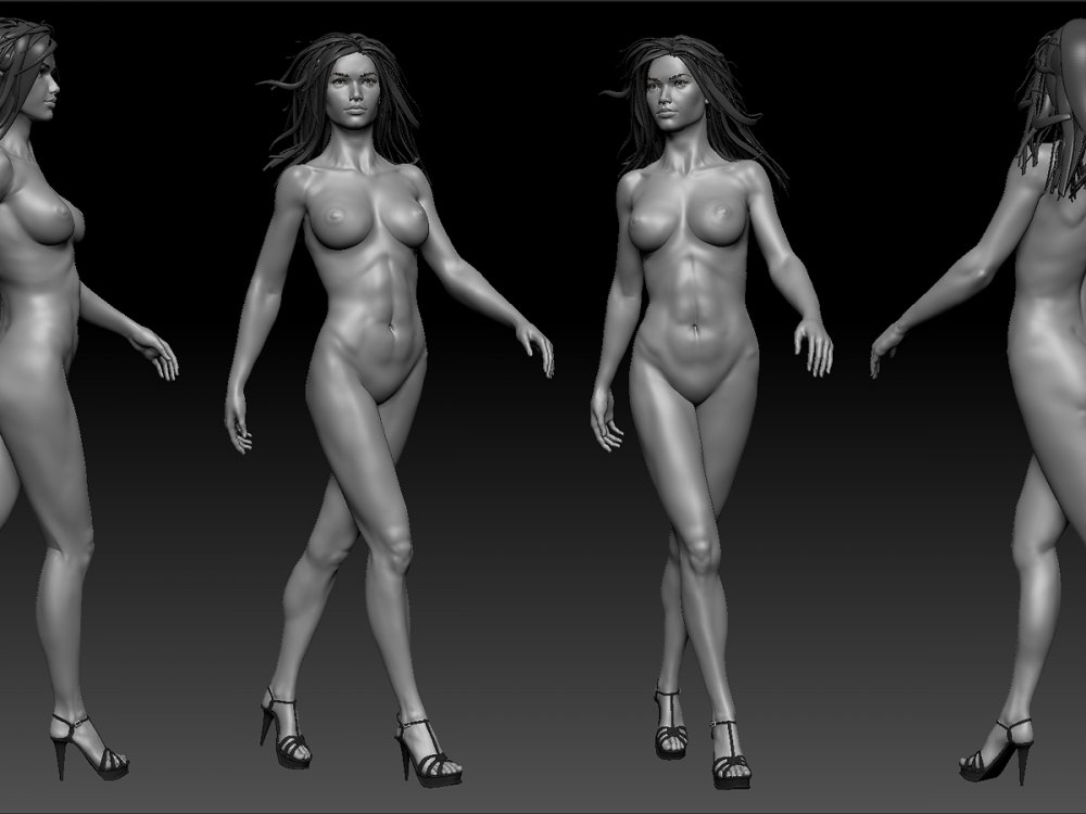 3D female body modeling