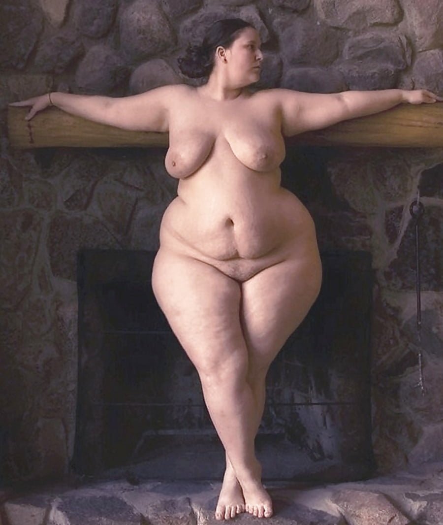 Naked, figured women