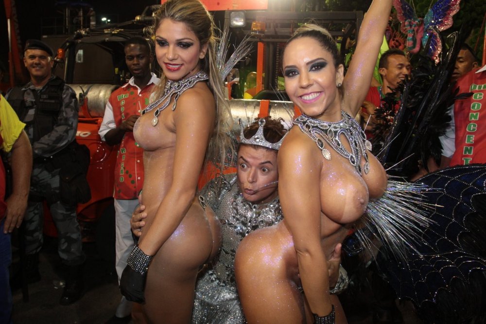 Naked Brazilians at the festival
