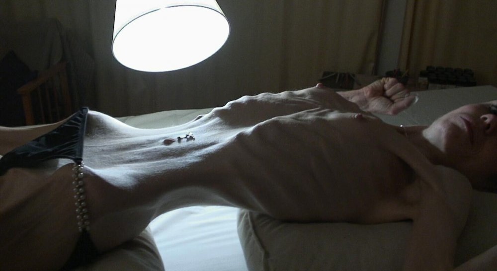 Anorexics black women are naked
