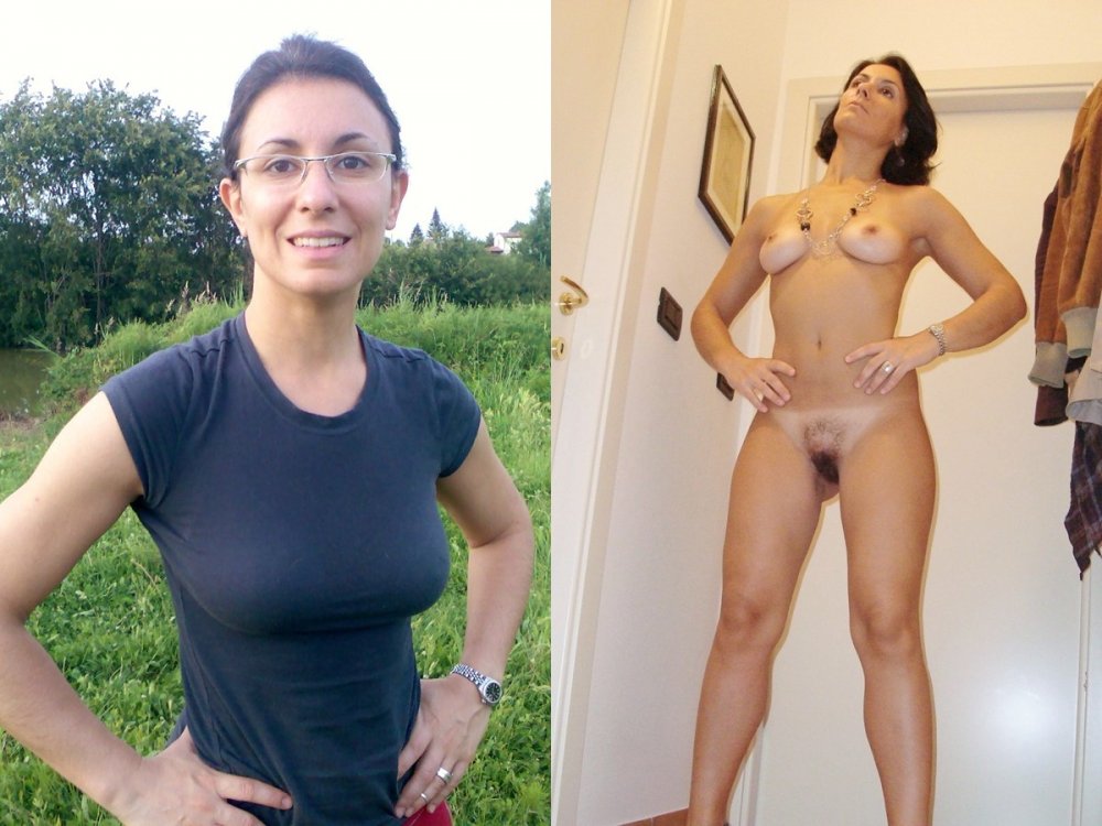 Dressed Undressed Mature Big Tits Mom