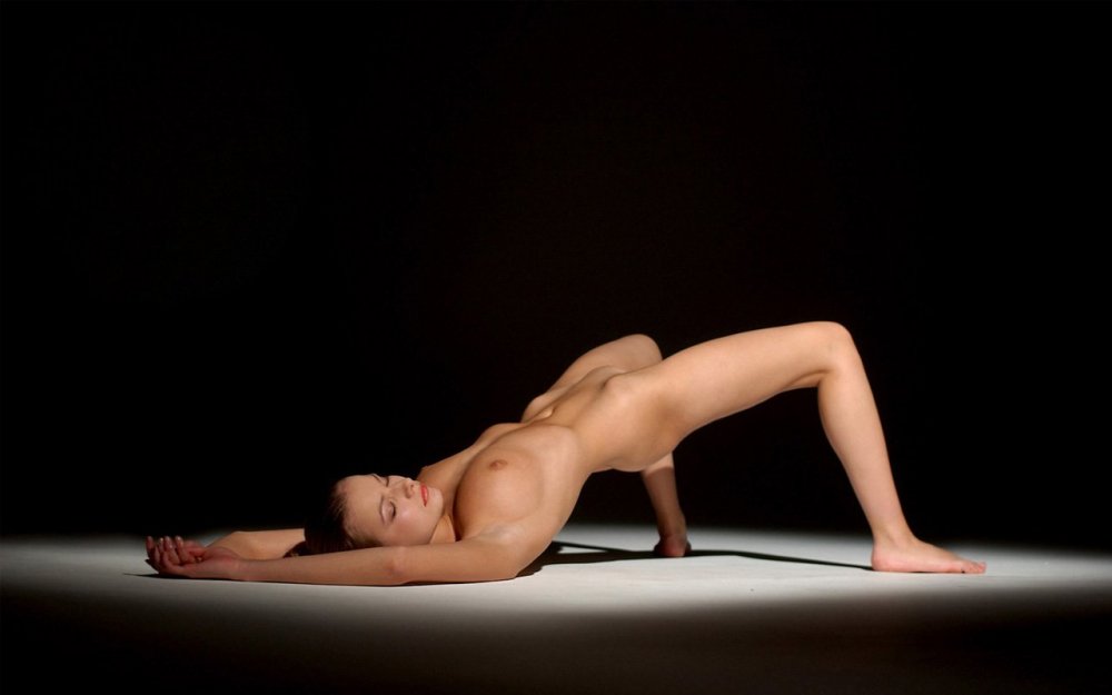 Beautiful female poses naked
